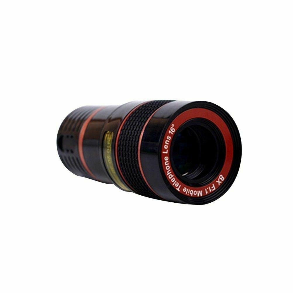 HD 8X Clip On Optical Zoom Telescope Camera Lens For Universal Mobile Cell Phone - Image 3