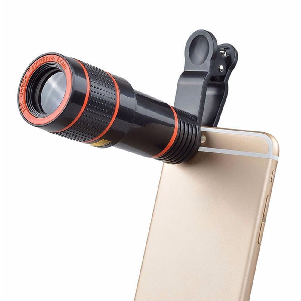 HD 8X Clip On Optical Zoom Telescope Camera Lens For Universal Mobile Cell Phone - Image 6