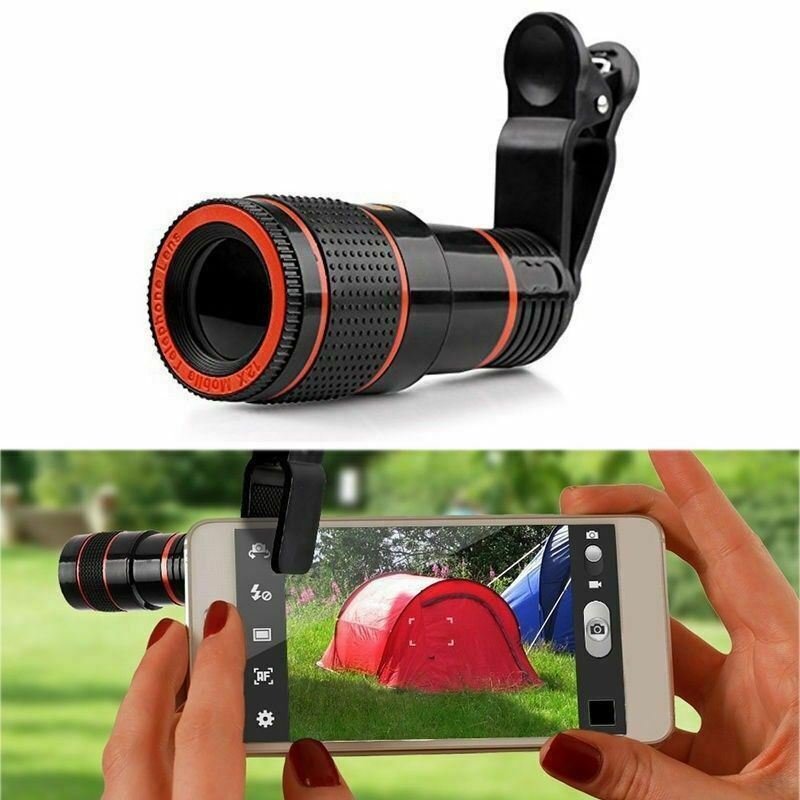 HD 8X Clip On Optical Zoom Telescope Camera Lens For Universal Mobile Cell Phone - Image 8