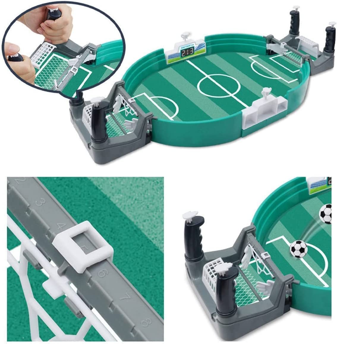 Football Table Interactive Game, Mini Tabletop Football Game Set For Kids, Hand-Eye Coordination Parent-Child Interactive Family Sports Board Game - Image 7
