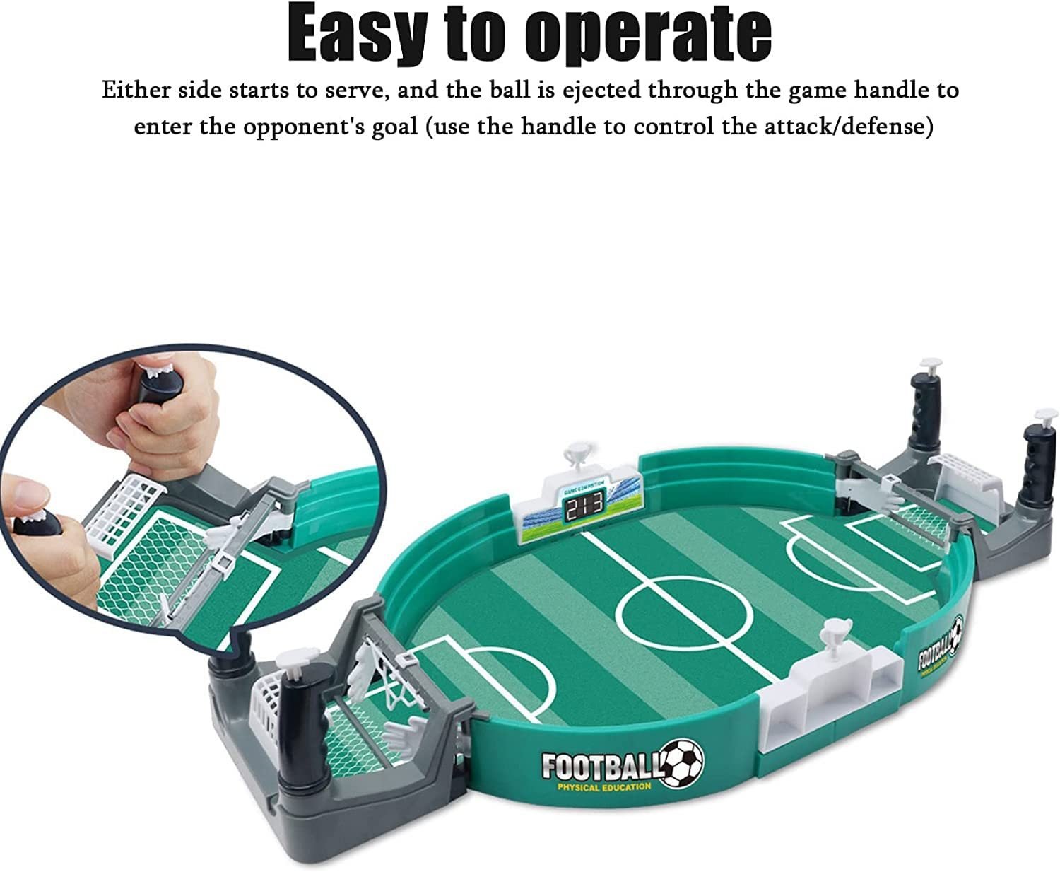 Football Table Interactive Game, Mini Tabletop Football Game Set For Kids, Hand-Eye Coordination Parent-Child Interactive Family Sports Board Game - Image 10