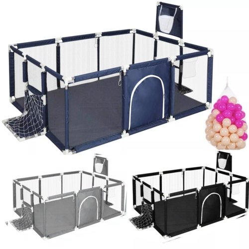 Large Baby Playpen Children Toddler Kids Indoor Play Pen Balls Pool Basket